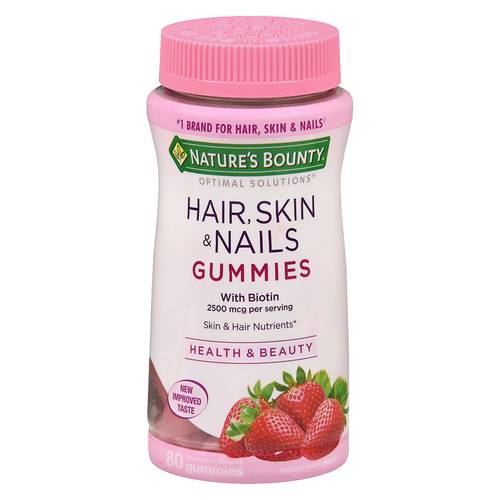 Nature’s Bounty Hair, Skin & Nails Gummies with Biotin