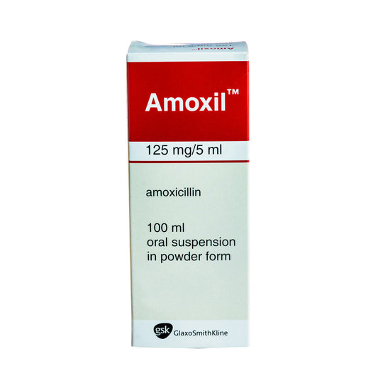 Amoxil 125mg/5ml Suspension