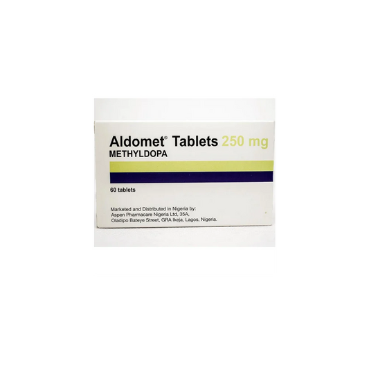 Aldomet 250mg Tablets Blister x 60