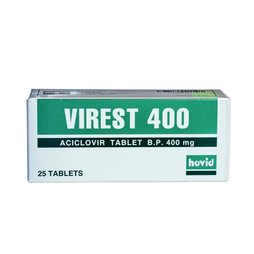VIREST (Aciclovir) 400MG X 25 TABS(1 PACK)