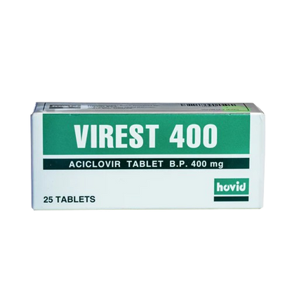 VIREST (Aciclovir) 400MG X 25 TABS(1 PACK)